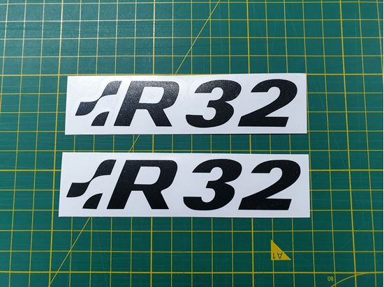 Picture of VW Golf MK4 R32  front & rear Badge overlay Decals / Stickers