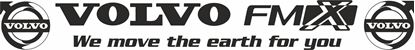 Picture of Volvo FMX  Front screen Decal / Sticker