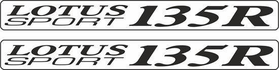 Picture of Lotus Sport 135R  Decals / Stickers