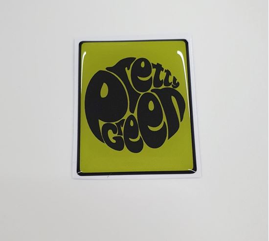 Picture of Vespa Pretty Green front Fairing Horncast insert for Badge Holder