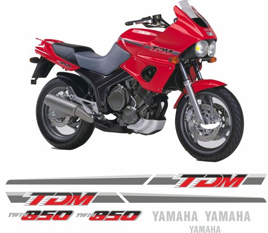 Picture of Yamaha TDM 850 1991 - 1995 replacement Decals / Stickers