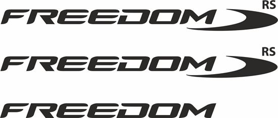 Picture of Ford Transit Custom & Connect Freedom RS replacement Decals / Stickers