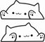Picture of Bongo Cat JDM Decals / Stickers