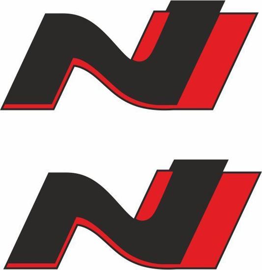 Picture of Hyundai N Line Decals / Stickers