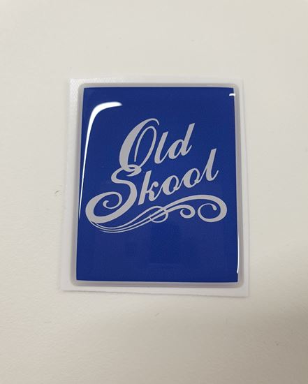 Picture of Vespa "Old Skool" front Fairing Horncast insert for Badge Holder