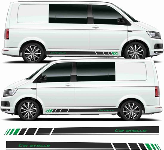 Picture of VW T5 / T6  Caravelle Stripes / Stickers