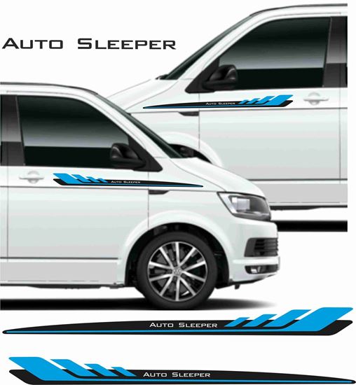 Picture of VW T5 / T6 Auto Sleeper Stickers / Decals