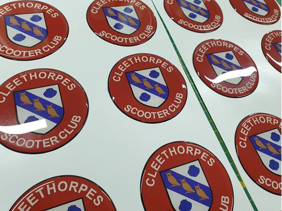 Picture of Cleethorpes Scooter Club 75mm Gel Badge