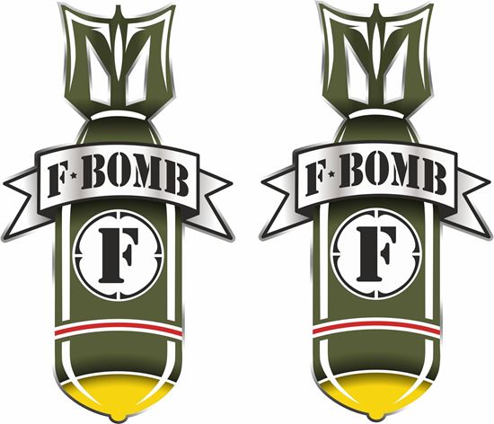 Picture of F-Bomb Decals / Stickers