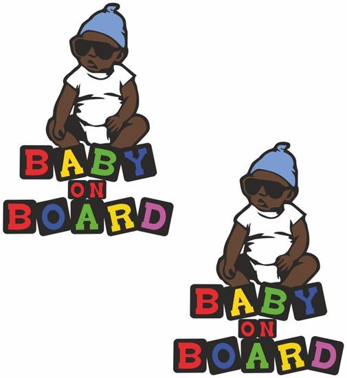Picture of "Baby on Board" general panel  Decals / Stickers