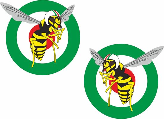 Picture of Vespa Italia Bee Decals / Stickers