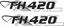 Picture of Volvo  "FH 420XL" panel Decals / Stickers