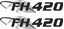 Picture of Volvo  "FH 420" panel Decals / Stickers
