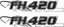 Picture of Volvo  "FH 420XL" panel Decals / Stickers