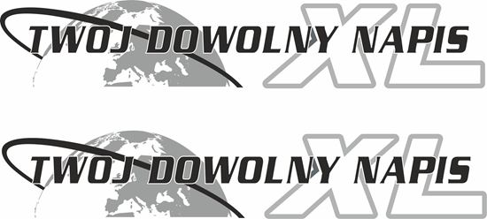 Picture of Volvo  "Twoj Dowolny Napis XL" panel Decals / Stickers