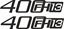Picture of Volvo  "FH13 400" panel Decals / Stickers