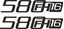 Picture of Volvo  "FH16 580" panel Decals / Stickers