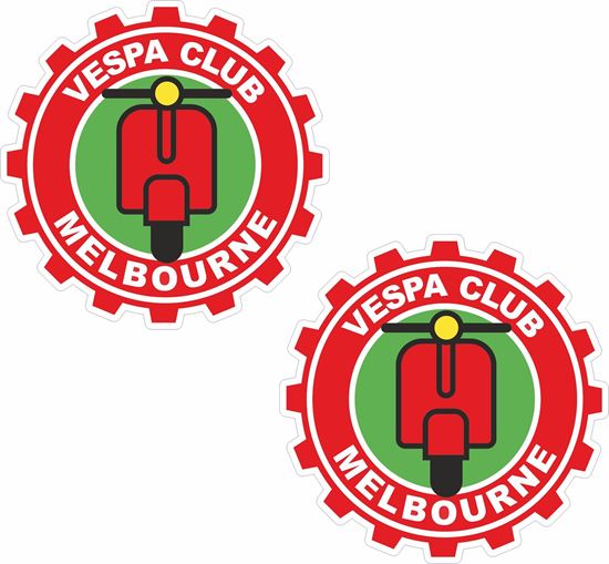 Picture of Vespa Club Melborne Stickers