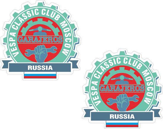 Picture of Vespa Club Moscow Stickers