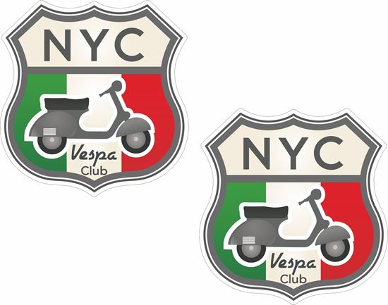 Picture of Vespa Club of NYC Stickers