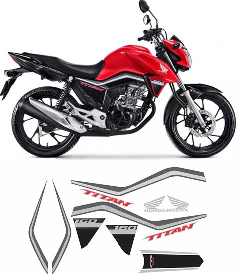 Picture of Honda CG160 Titan replacement Decals / Stickers