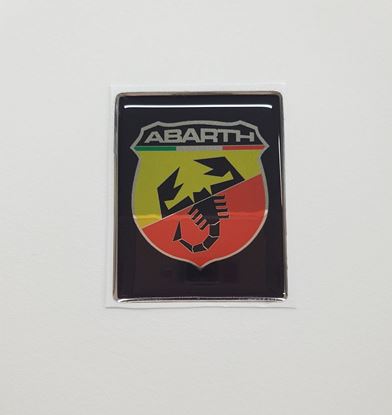 Picture of Vespa "Abarth" front Fairing Horncast insert for Badge Holder