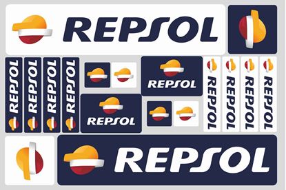 Picture of "Repsol" Track and street race sponsor Sticker Sheet