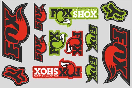 Sticker fox racing shox online