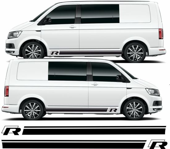 Picture of VW T5 / T6  R  Stripes / Stickers