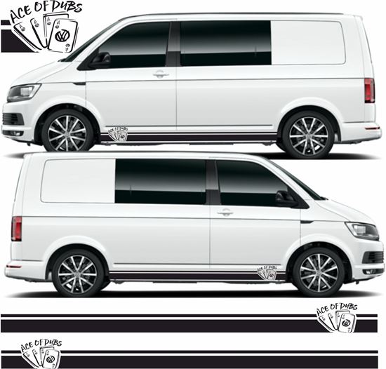 Picture of VW T5 / T6  Ace of Dubs side Stripes / Stickers