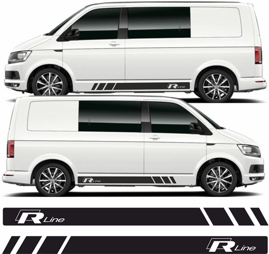 Picture of VW T5 / T6  R Line  Stripes / Stickers