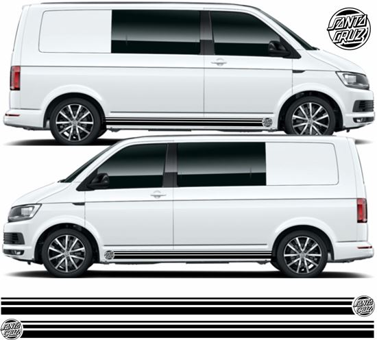 Picture of VW T5 / T6 Santa Cruz side  Stripes / Stickers