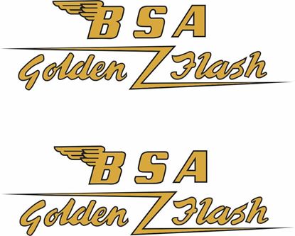 Picture of BSA Golden Flash Decals / Stickers