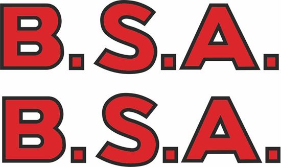 Picture of B.S.A . Decals / Stickers