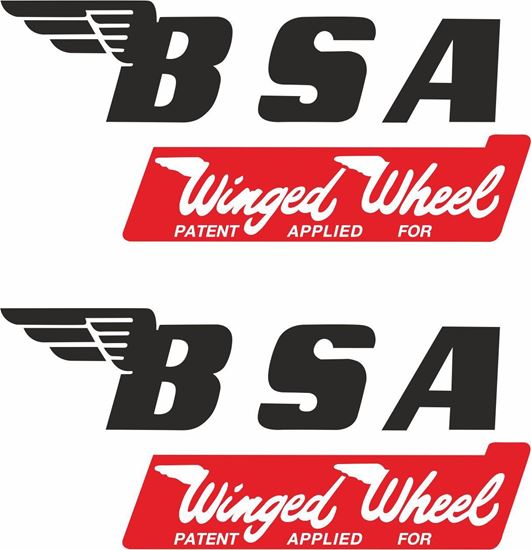 Picture of BSA Winged Wheel...  Decals / Stickers