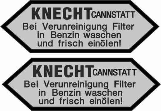 Picture of BMW "KNECHT Cannstatt..." Replacement  Decals / Stickers