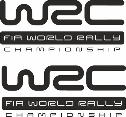 Picture of WRC FIA World Rally Decals / Stickers