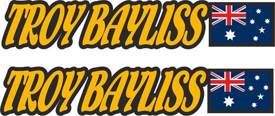 Picture of Troy Bayliss Decals / Stickers