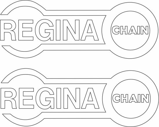 Picture of "Regina Chain" Decals / Stickers