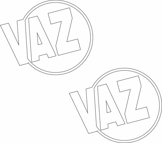 Picture of "VAZ" Decals / Stickers