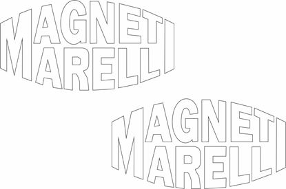 Picture of "Magneti Marelli" Decals / Stickers