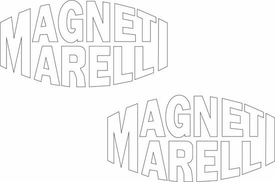 Picture of "Magneti Marelli" Decals / Stickers