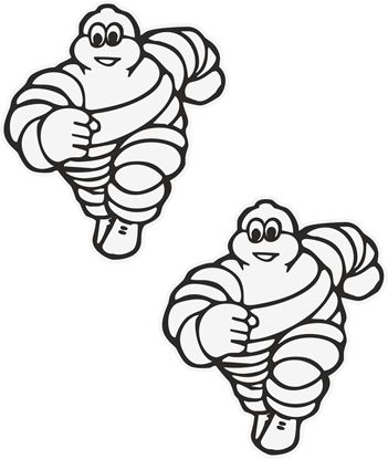 Picture of Michelin Man Decals / Stickers