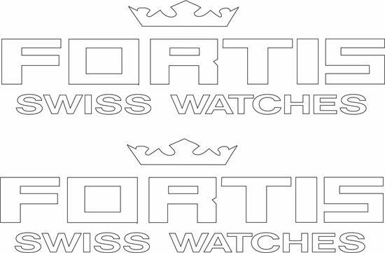 Picture of "Fortis Swiss Watches" Decals / Stickers