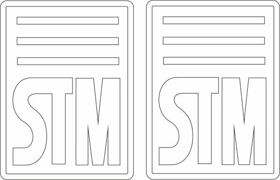 Picture of "STM" Decals / Stickers