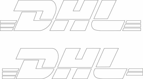 Picture of "DHL" Decals / Stickers