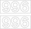 Picture of "996" Decals / Stickers