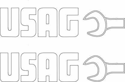 Picture of "Usag" Decals / Stickers