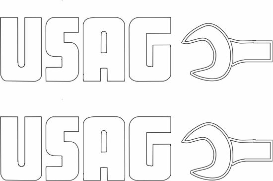 Picture of "Usag" Decals / Stickers