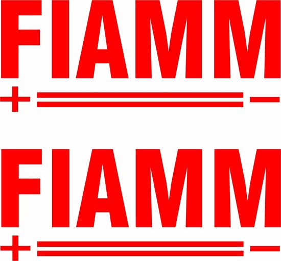 Picture of "Fiamm" Decals / Stickers